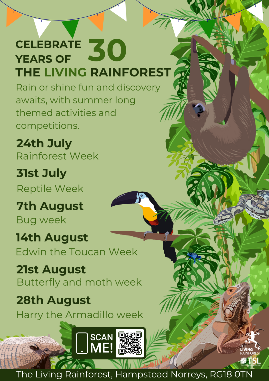 30 Years TLR Summer Events Poster 1