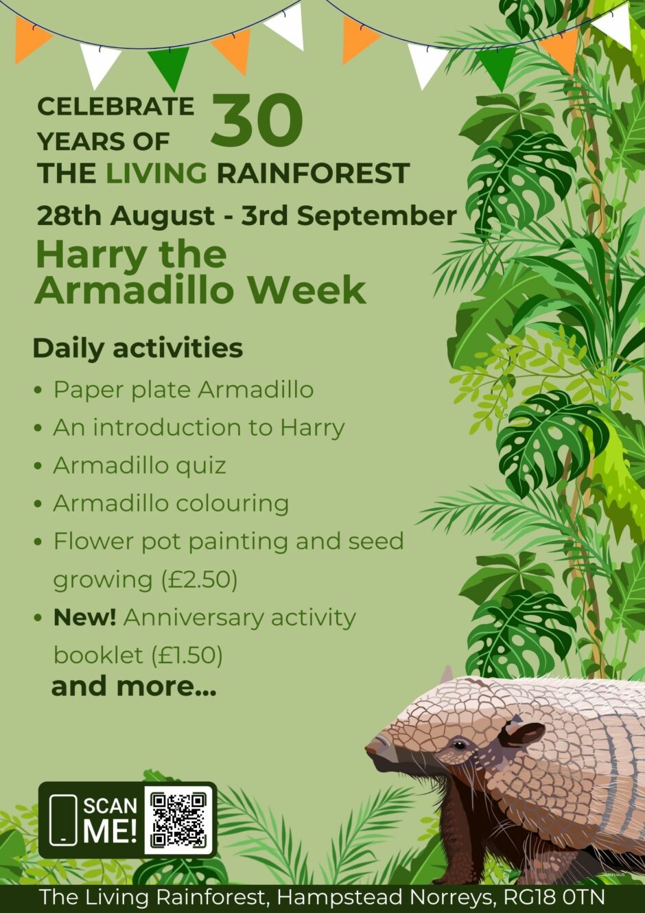weekly summer activities Harry