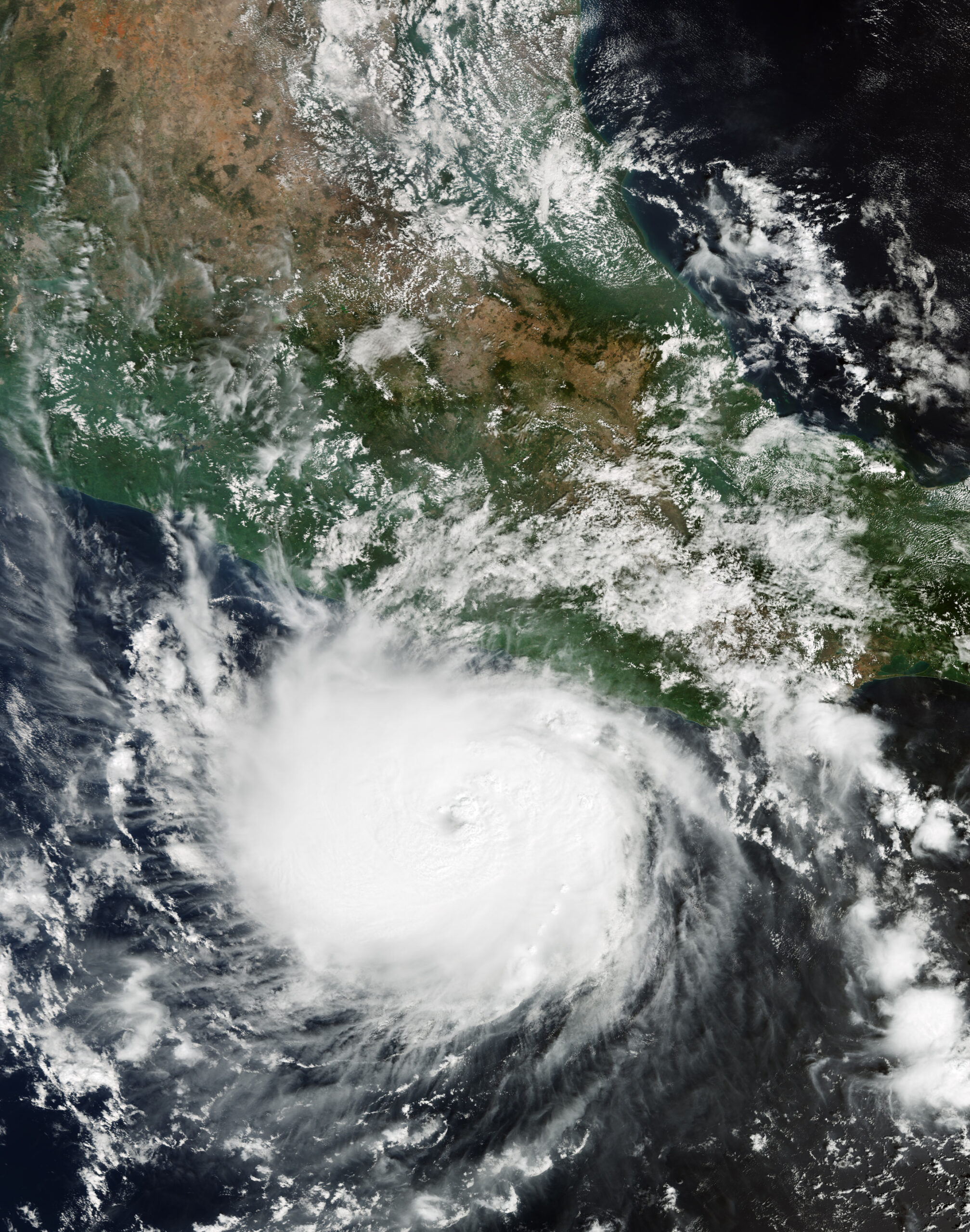 Earth from Space Hurricane Otis