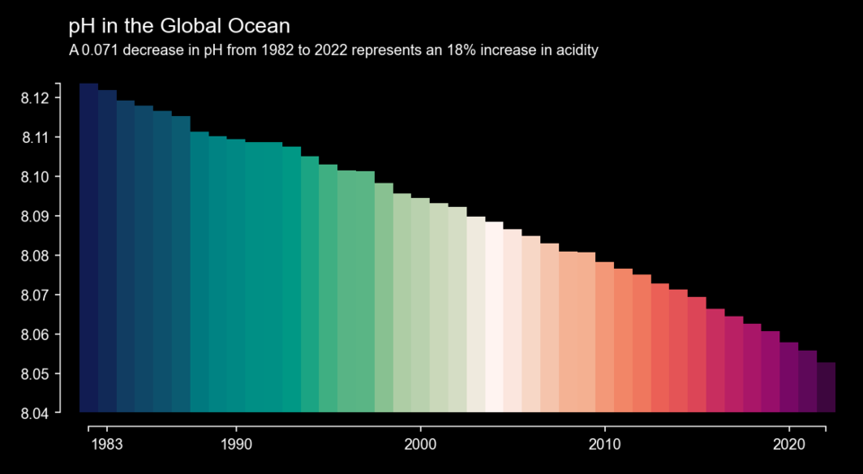 Global ocean acidification increase article